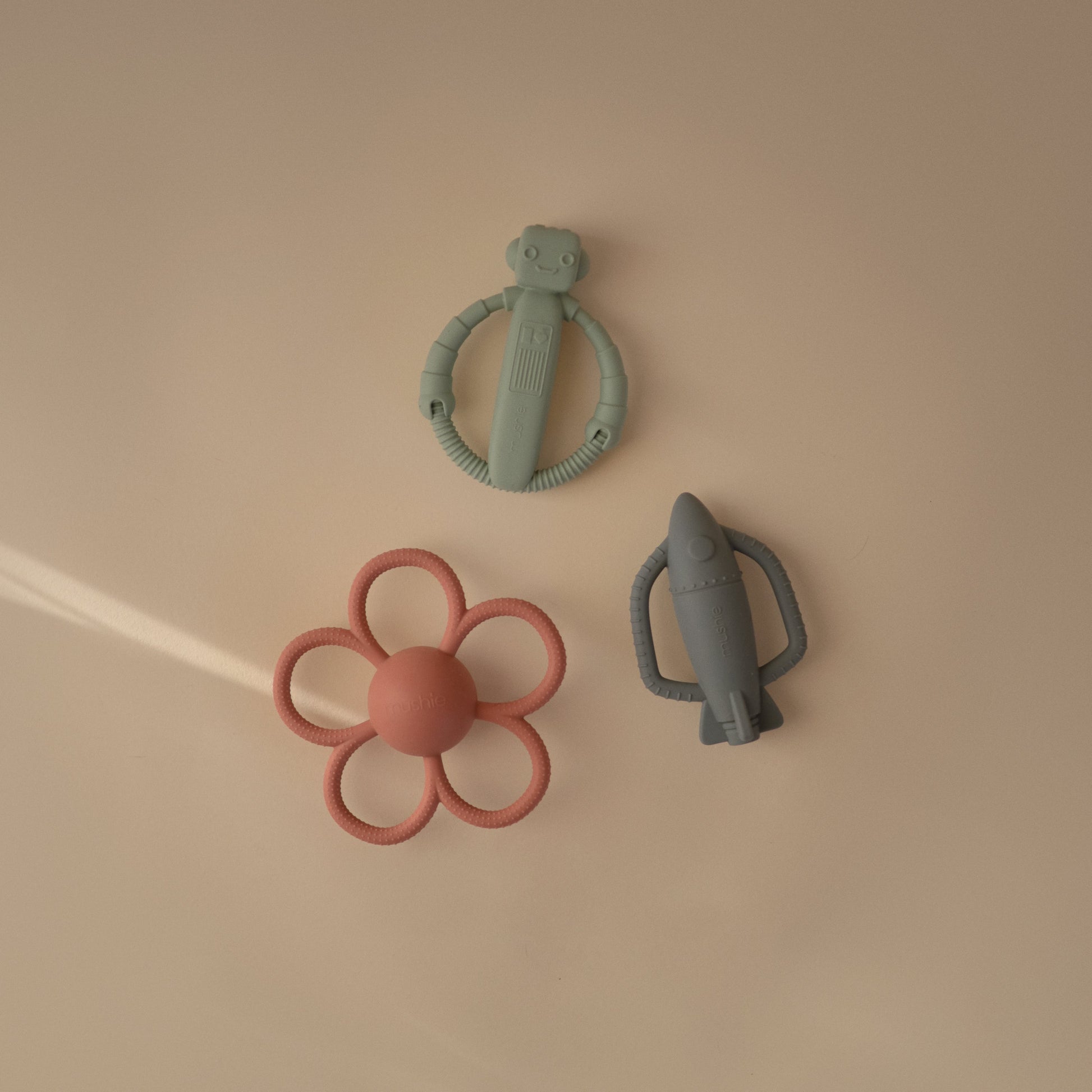 Rocket Rattle Teether - Babies in Bloom
