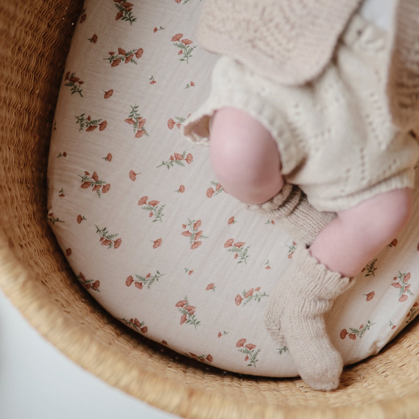 Extra Soft Bassinet Muslin Crib Sheet - Babies in Bloom