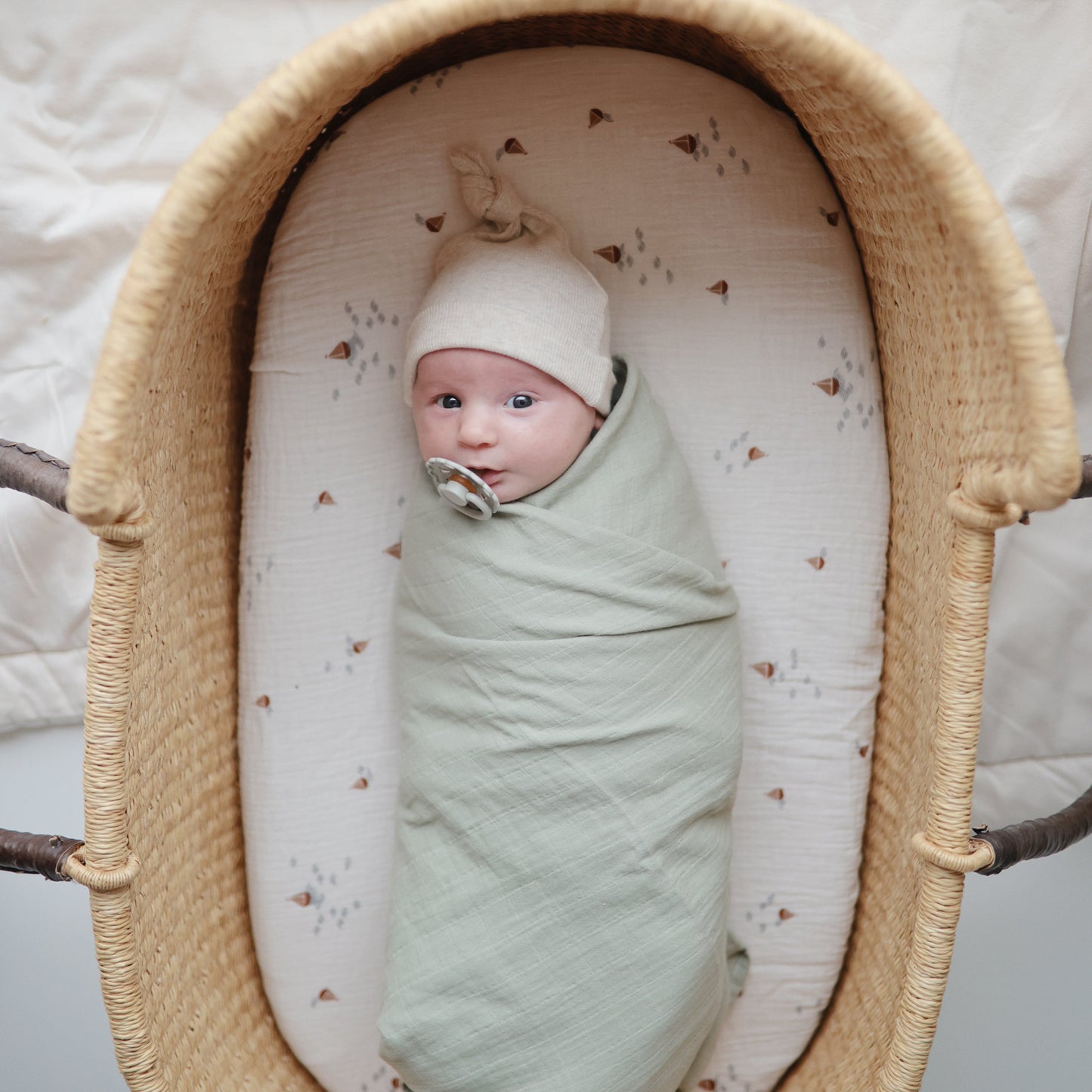 Extra Soft Bassinet Muslin Crib Sheet - Babies in Bloom
