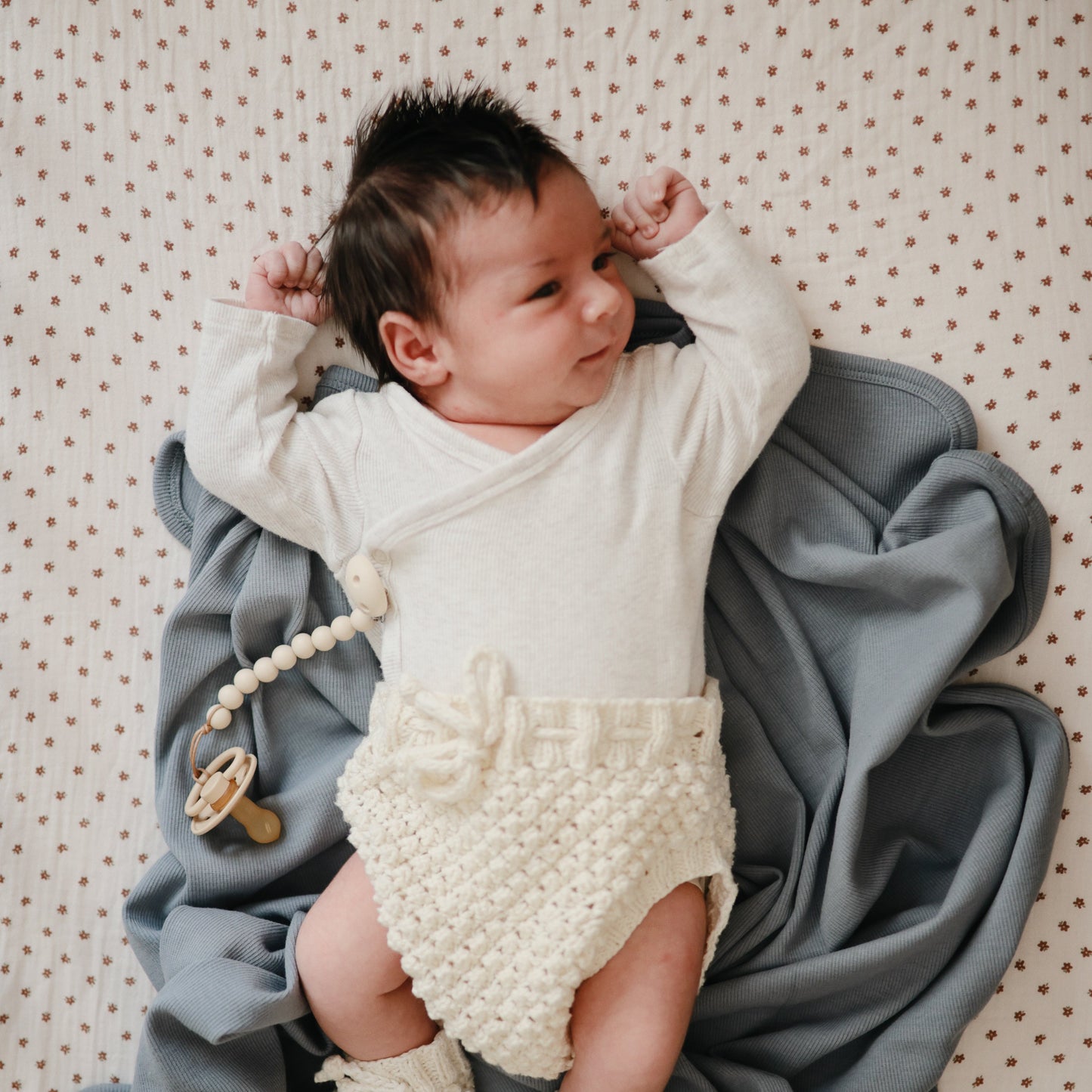 Ribbed Baby Blanket - Babies in Bloom