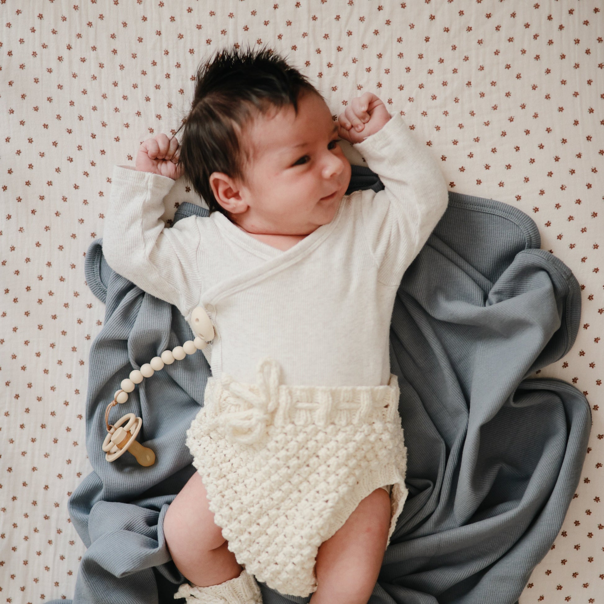 Mini Muslin Crib Sheet - Babies in Bloom