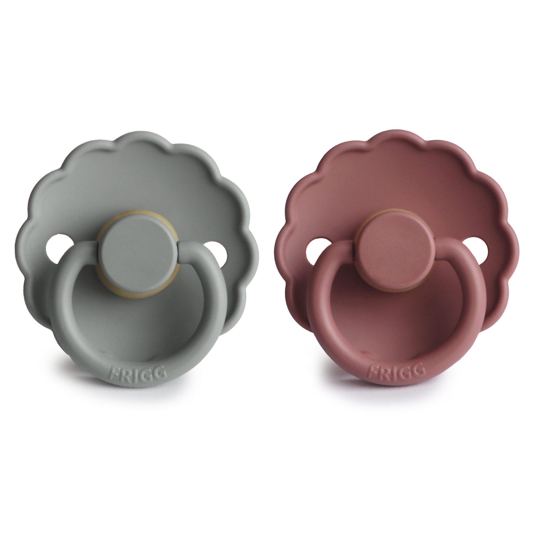 FRIGG Daisy Natural Rubber Pacifier 2-Pack - Babies in Bloom