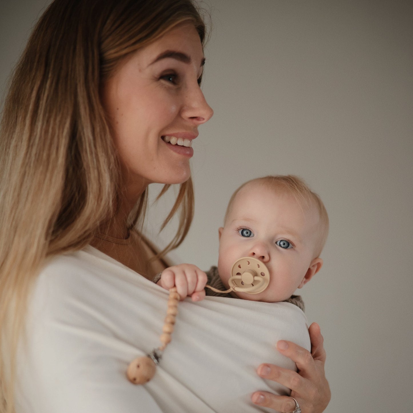 FRIGG Moon Silicone Pacifier 2-Pack - Babies in Bloom