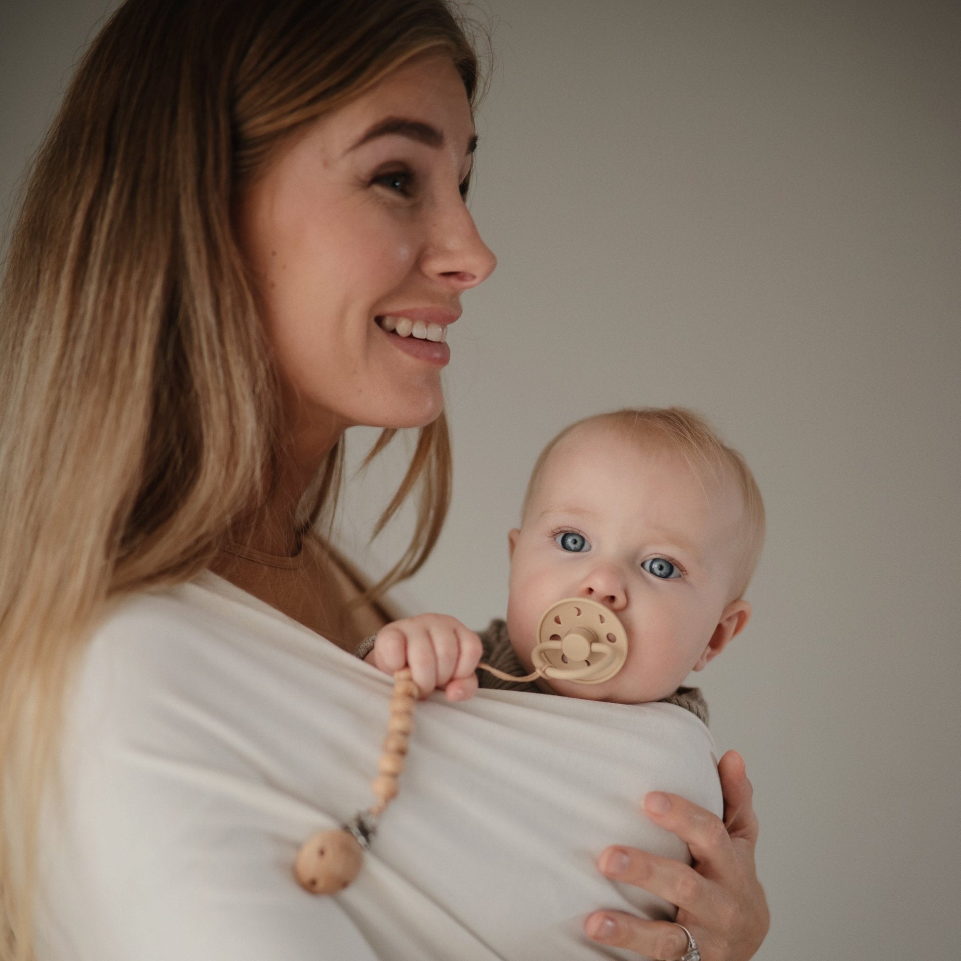 FRIGG Moon Silicone Pacifier 2-Pack - Babies in Bloom