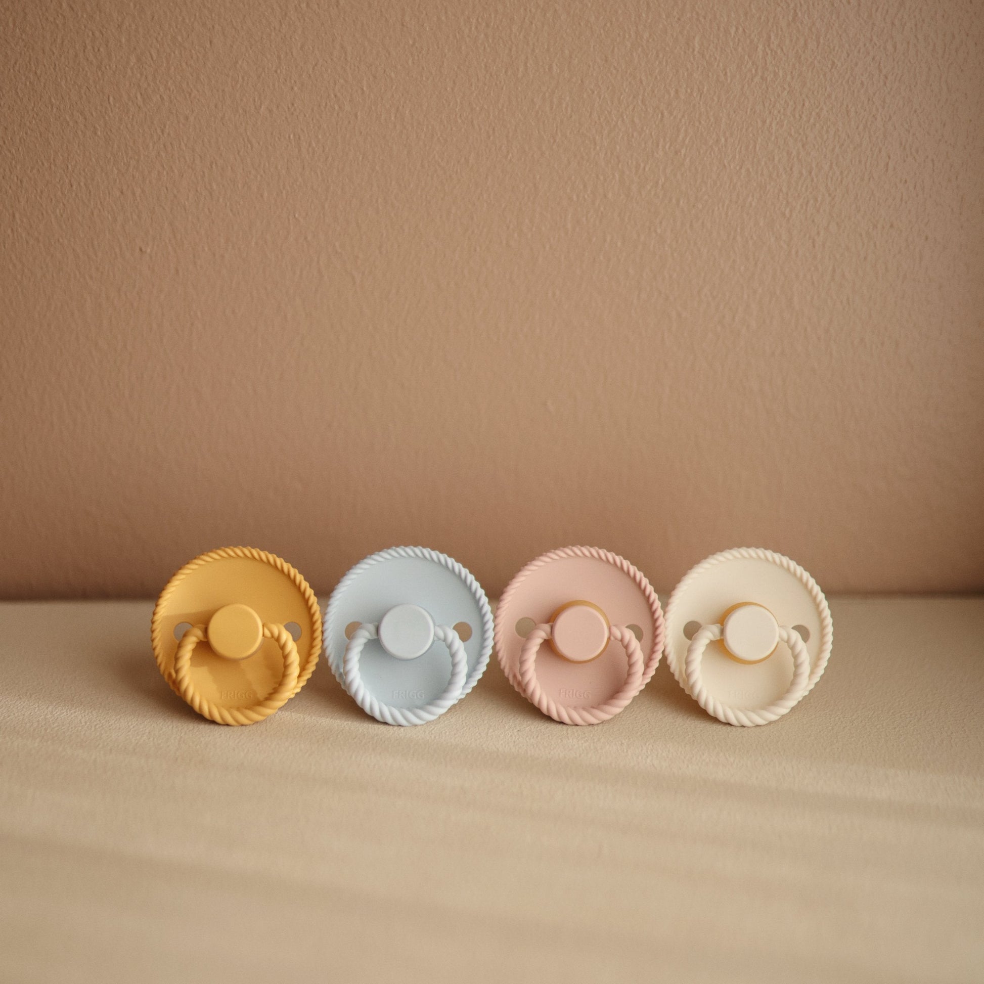 FRIGG Rope Silicone Pacifier 2-Pack - Babies in Bloom