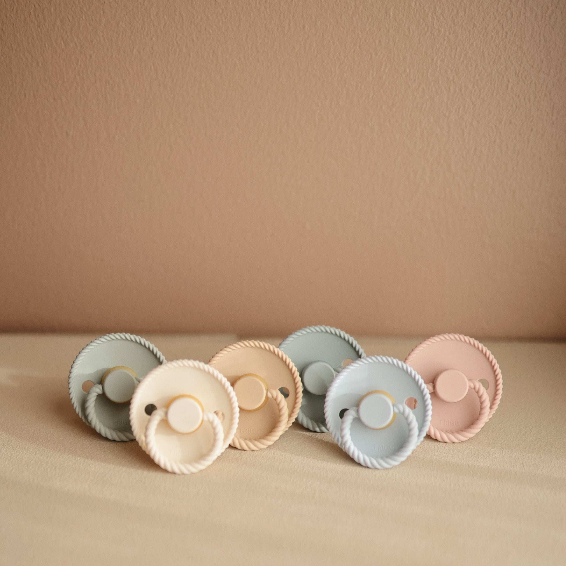 FRIGG Rope Silicone Pacifier 2-Pack - Babies in Bloom