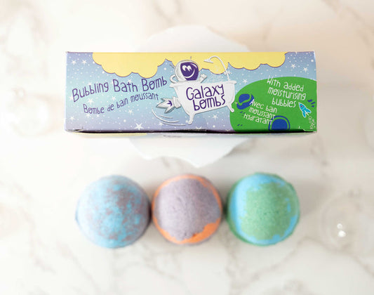 Loot Toy Galaxy Bubbling Bath Bombs Gift Pack