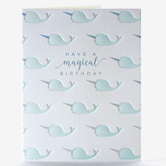 Magical Narwhal Card