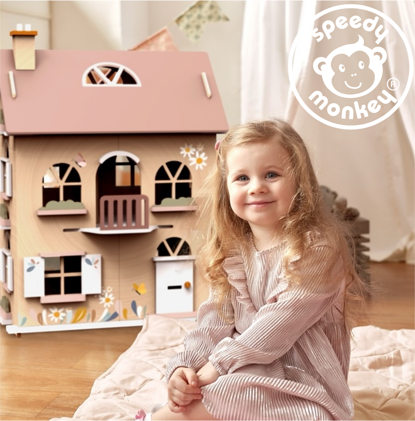 Doll House Bedroom set incl. 1 character