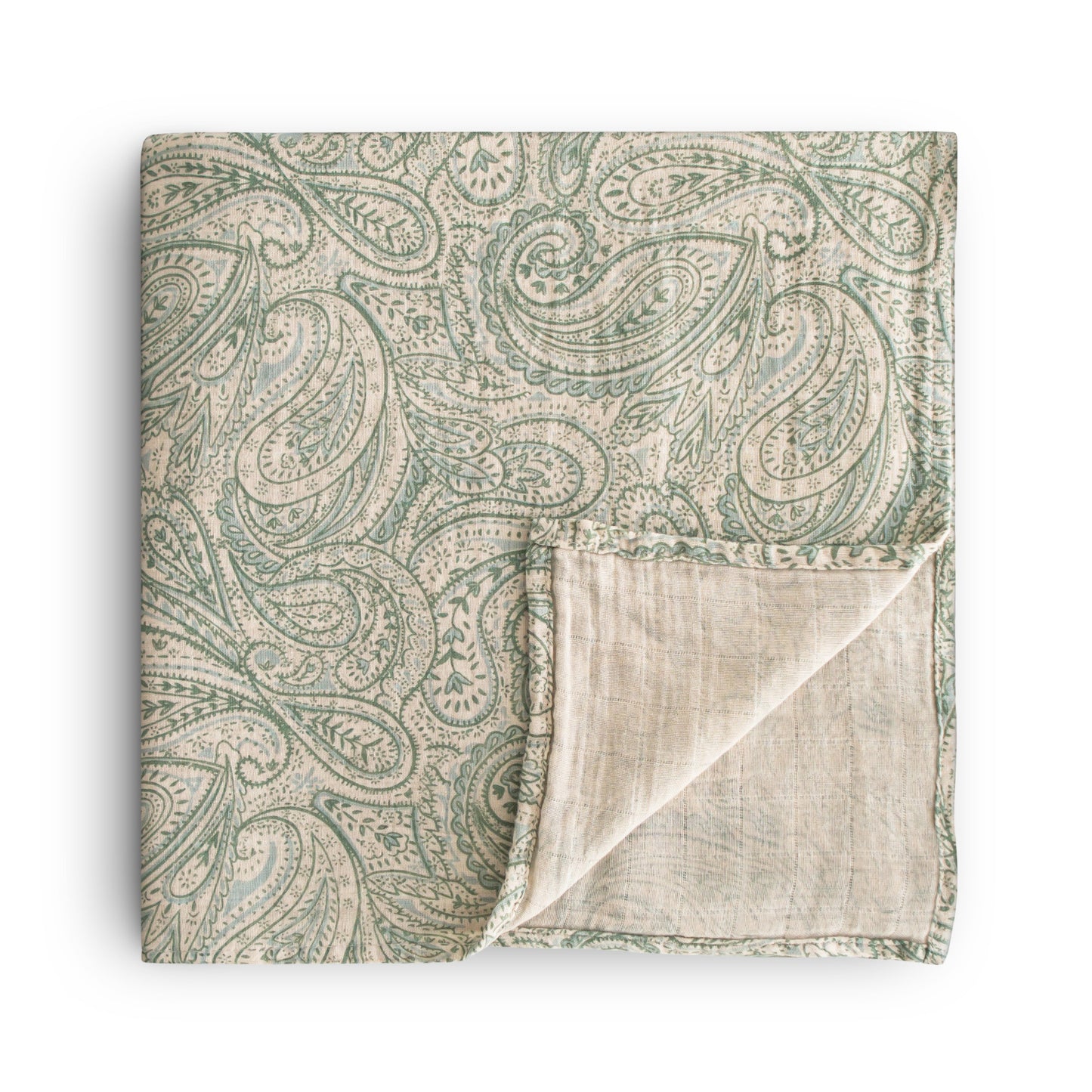 Organic Cotton Muslin Swaddle Blanket - Babies in Bloom