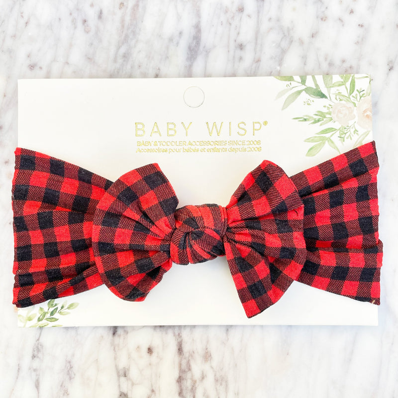 Baby Wisp Headwrap Nylon Bow Headbands