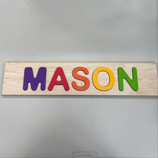 Fat Brain Personalized "Mason" Wooden Puzzle