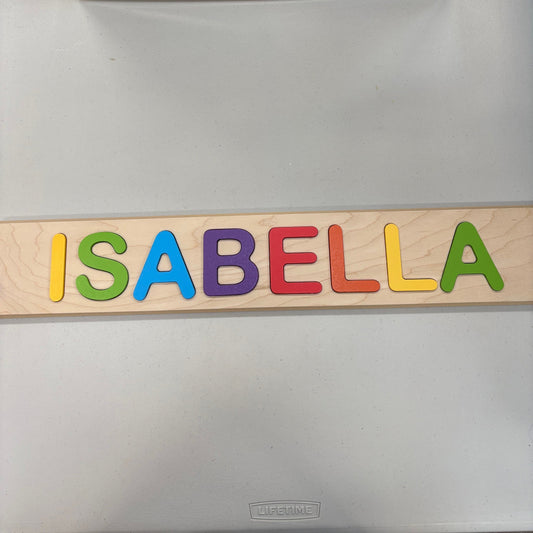 Fat Brain Personalized "Isabella" Wooden Puzzle