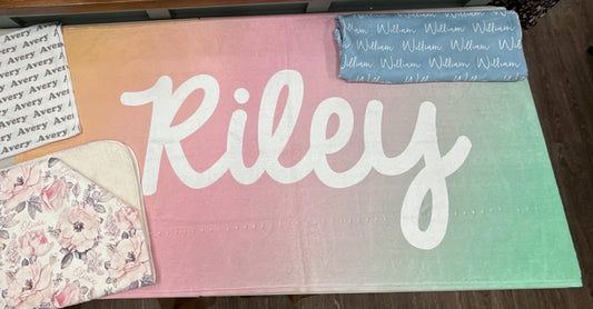 Personalized Beach Towel "Riley"