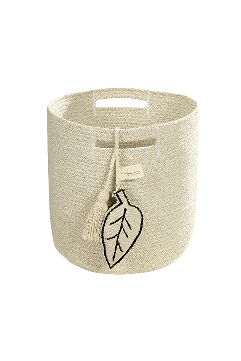 Storage Basket Leaf Natural