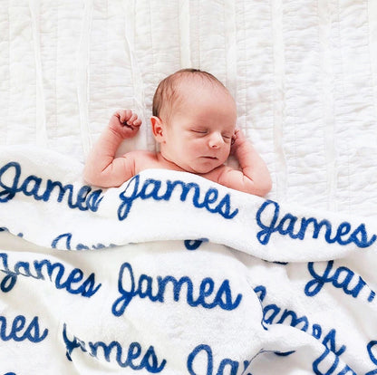 Sugar + Maple Personalized Minky Blankets