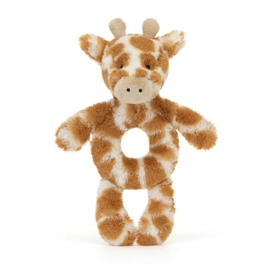 Jellycat Bashful Giraffe Ring Rattle