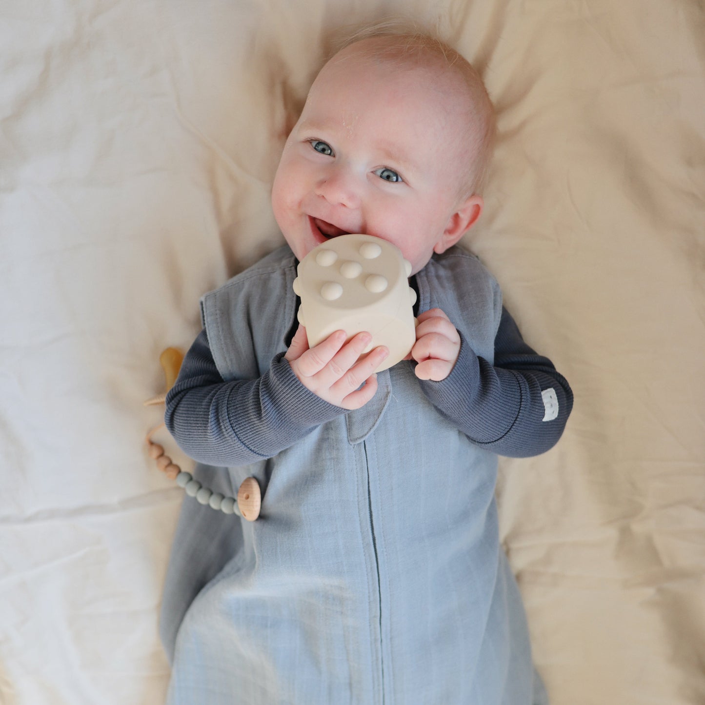 Silicone Pacifier Clip | Eva - Babies in Bloom