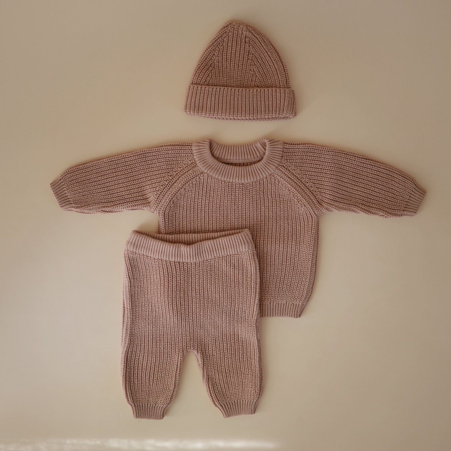 Chunky Knit Beanie - Babies in Bloom