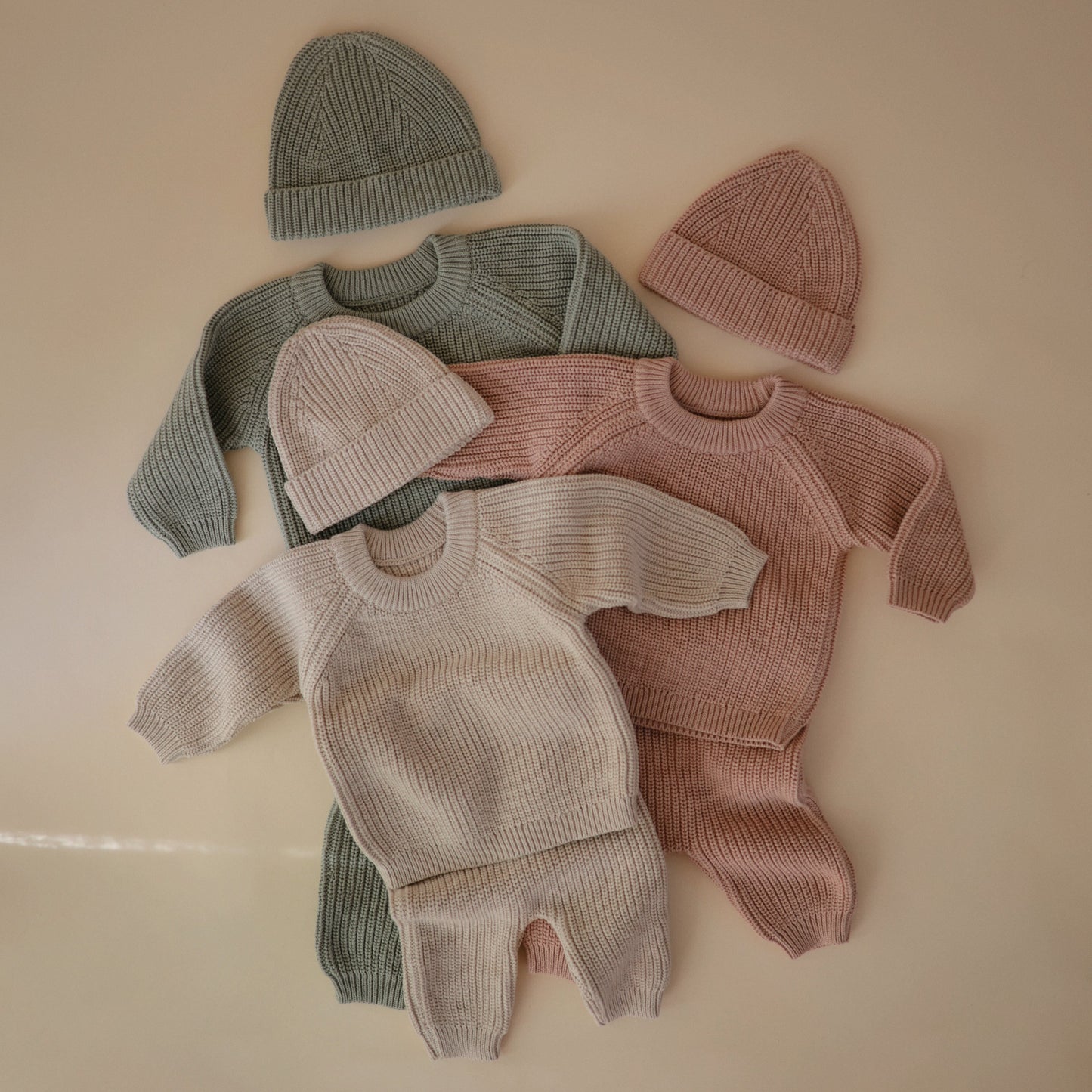 Chunky Knit Beanie - Babies in Bloom