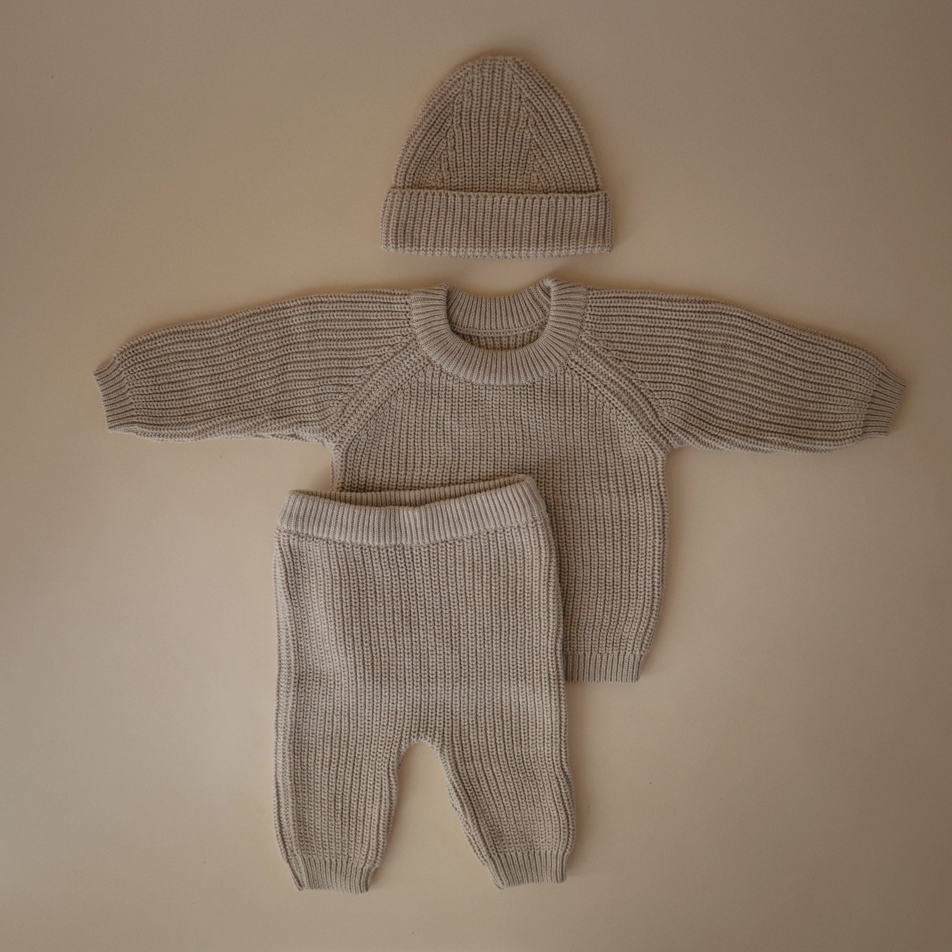 Chunky Knit Beanie - Babies in Bloom