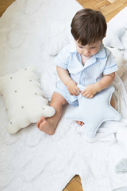 Knitted Cushions Biscuit