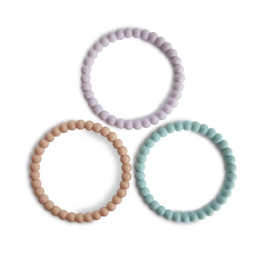 Mushie Pearl Teether Bracelets