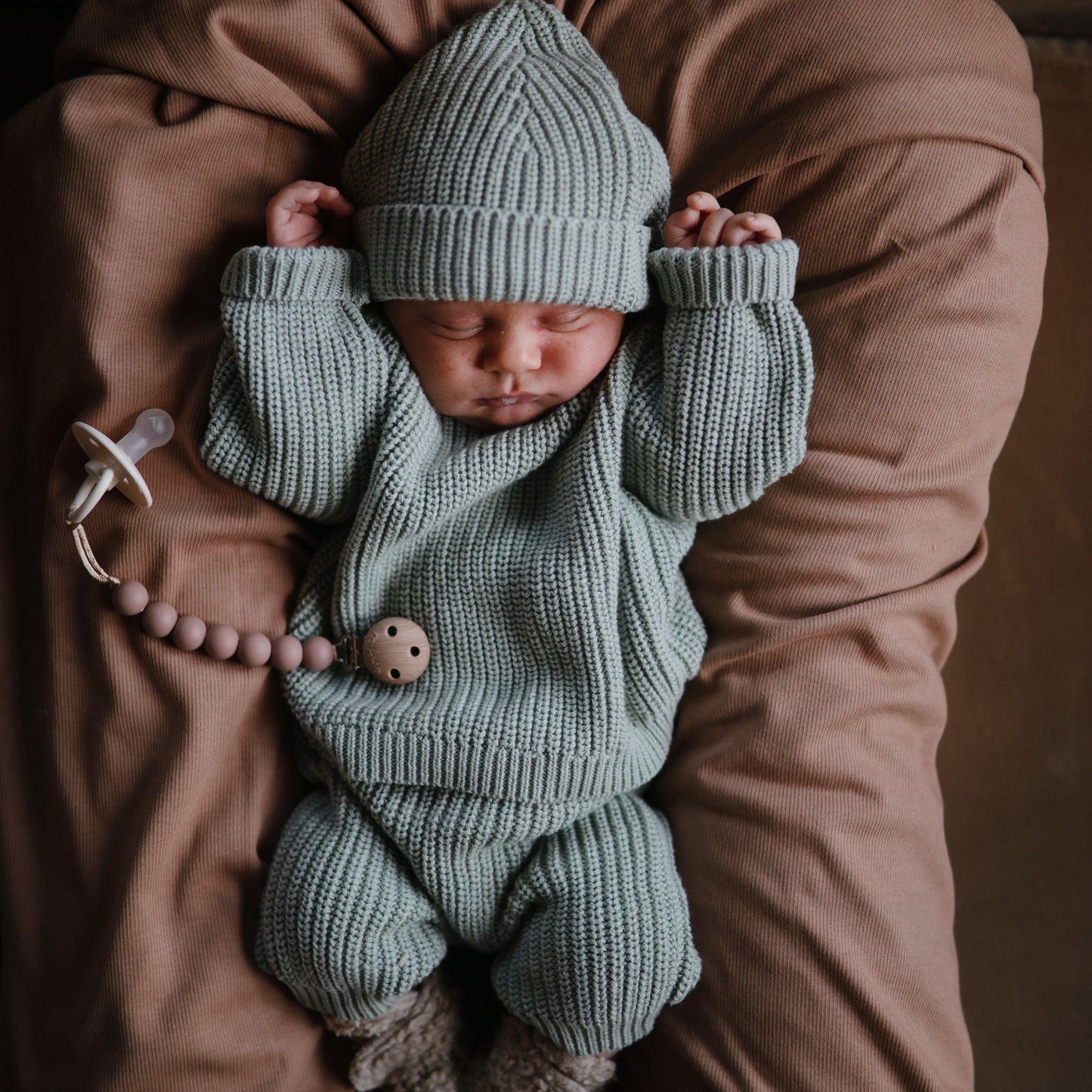 Chunky Knit Beanie - Babies in Bloom