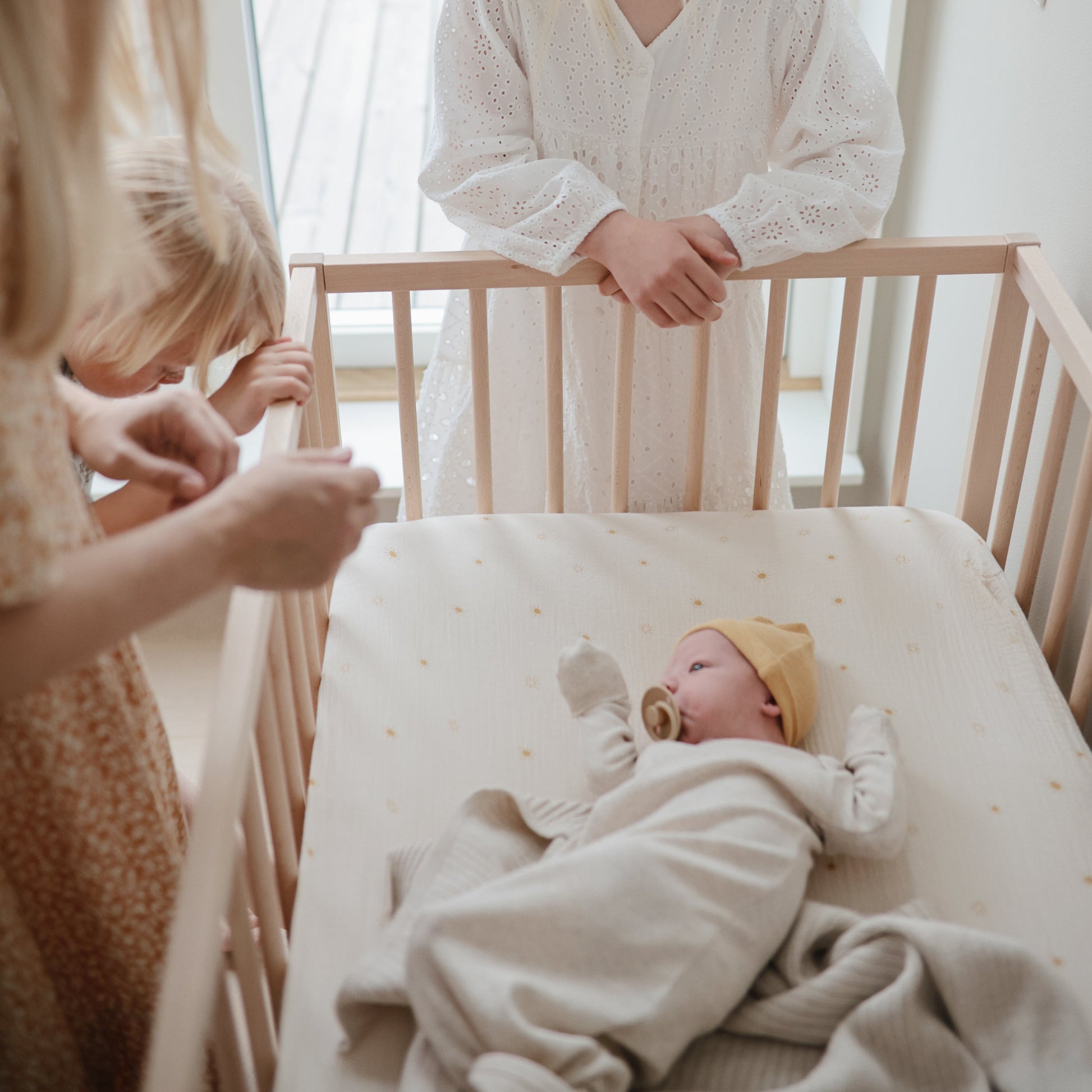 Mini Muslin Crib Sheet - Babies in Bloom