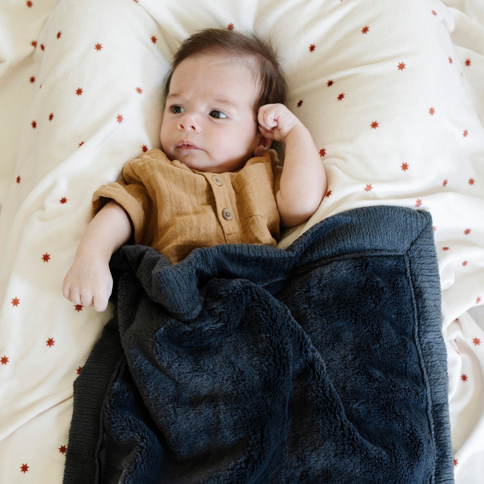 MINKY STRETCH LUXE SWADDLE/BLANKET - Babies in Bloom