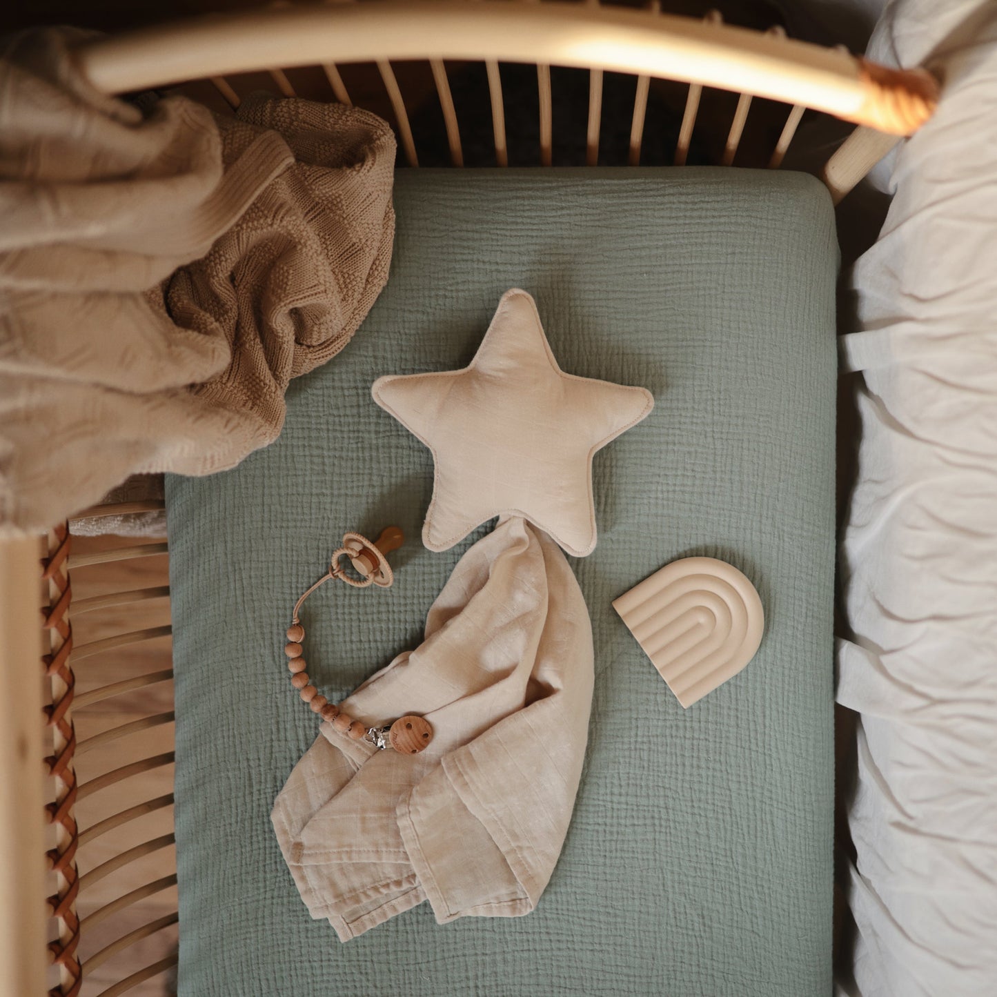 Extra Soft Muslin Crib Sheet - Babies in Bloom