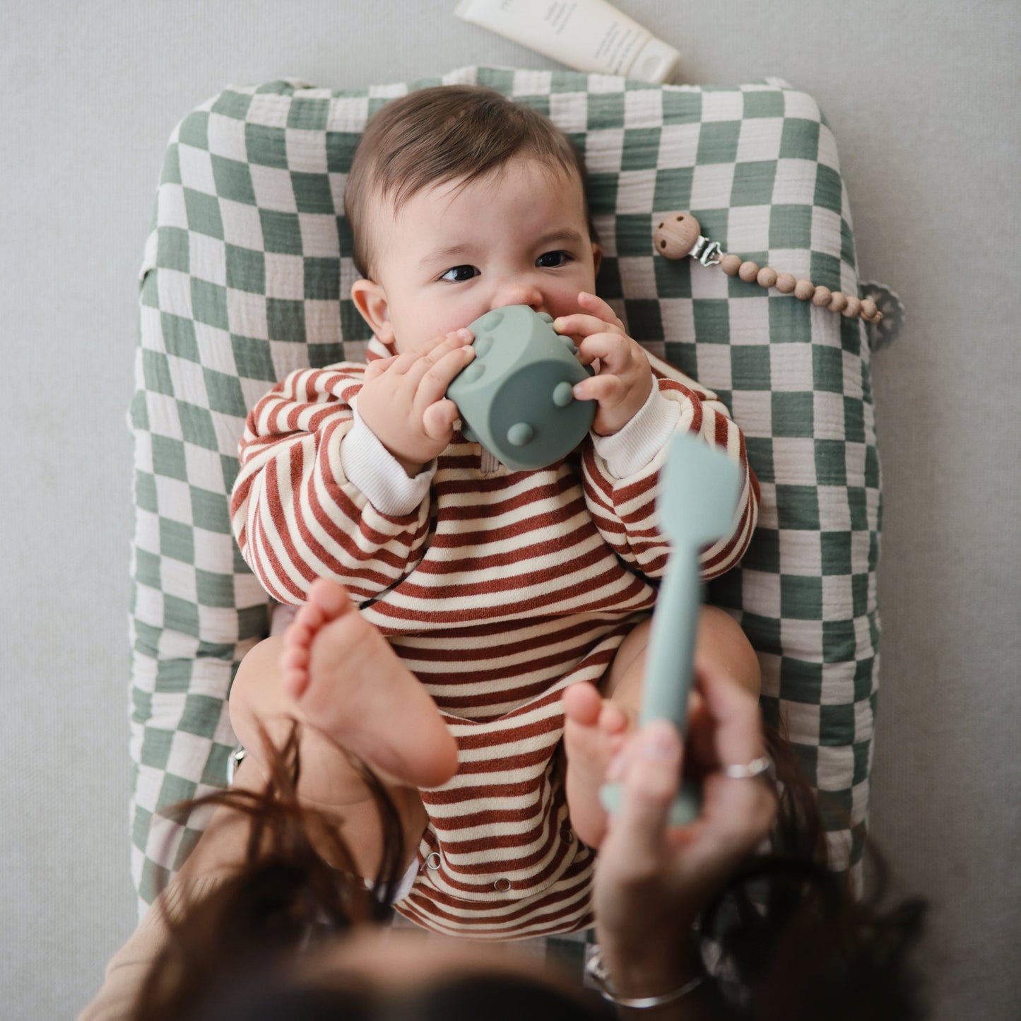 Silicone Pacifier Clip | Hera - Babies in Bloom