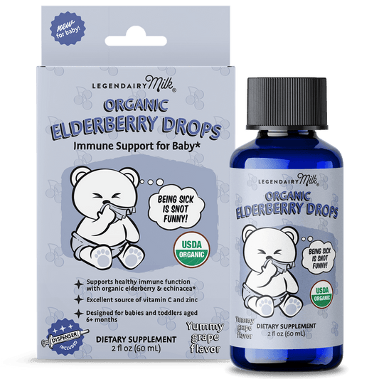 Legendairy Organic Baby and Toddler Elderberry Drops