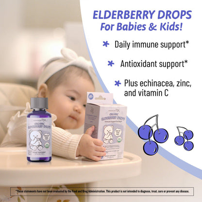 Legendairy Organic Baby and Toddler Elderberry Drops
