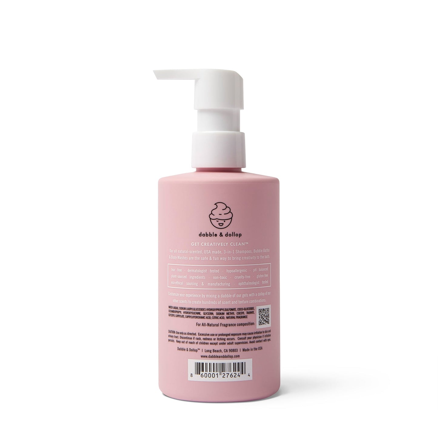 Coconut Bubble Bath, Body Wash & Shampoo