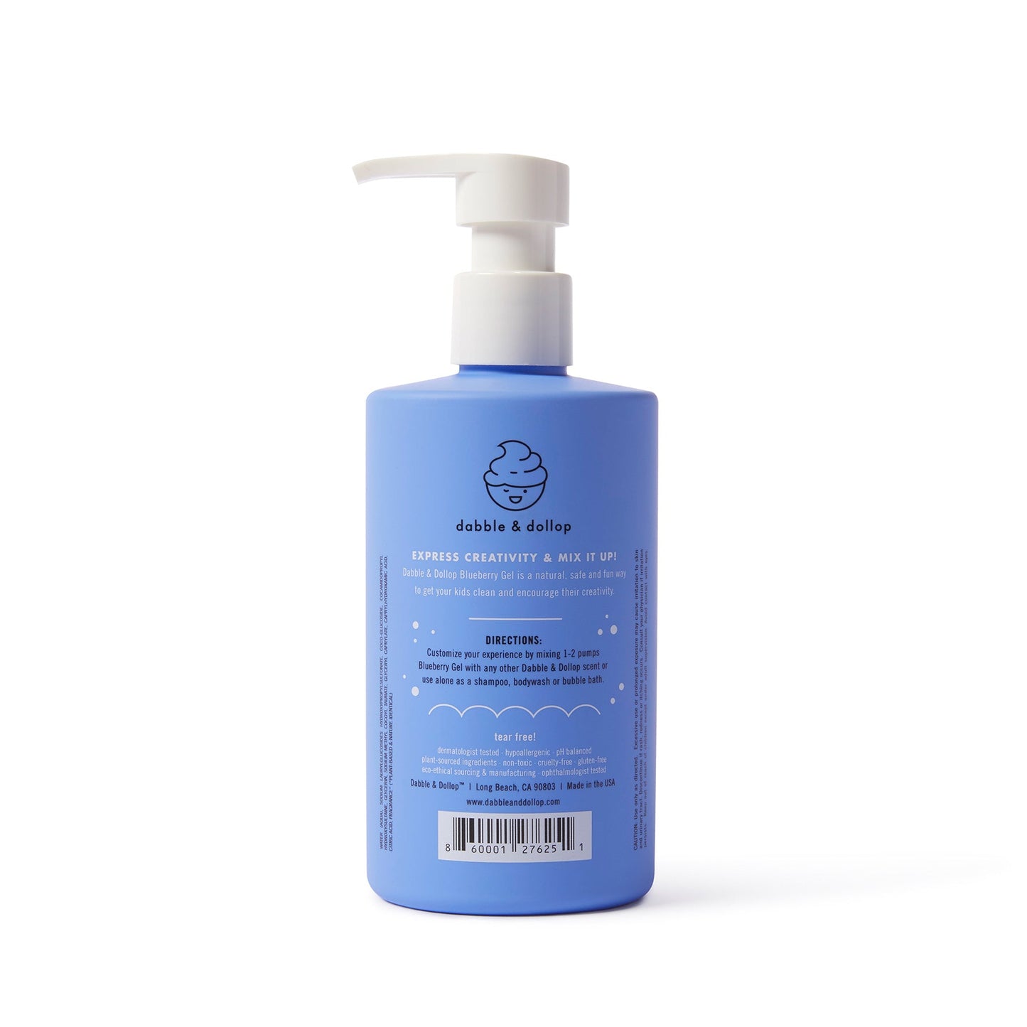 Dabble & Dollop All-Natural Shampoo & Body Wash - Blueberry