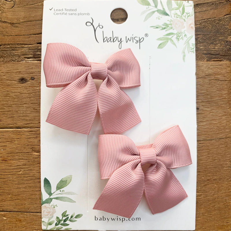 Baby Wisp Alligator Clip Pigtail Bows