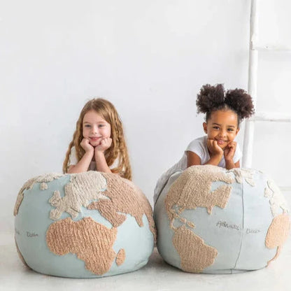 Pouf Kids World Map