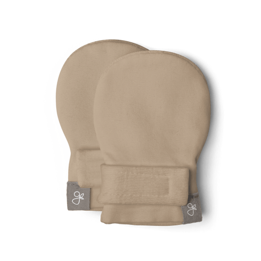 PREEMIE STAY ON MITTS | SANDSTONE