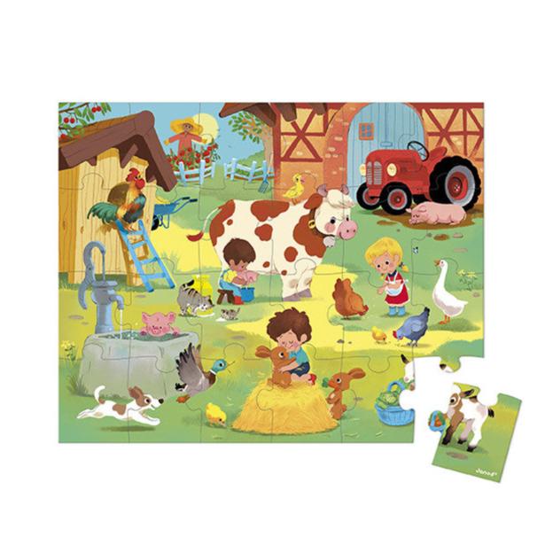 Puzzle A Day At The Farm - 24 Pieces