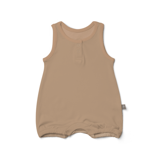 QUICK CHANGE ROMPER | SANDSTONE