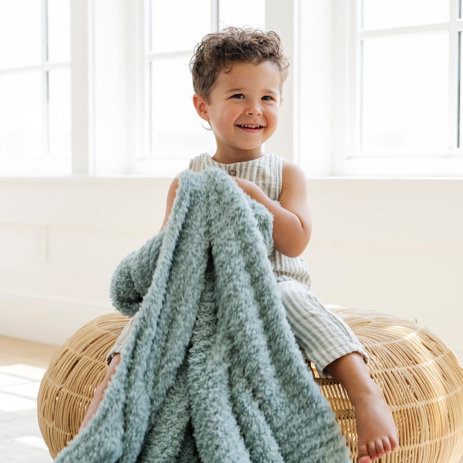 RIBBED BAMBONI® RECEIVING BLANKETS - Babies in Bloom