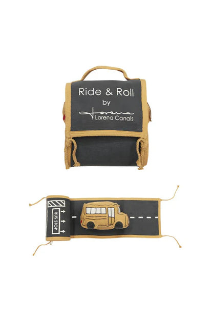 Ride & Roll School Bus Toy Set