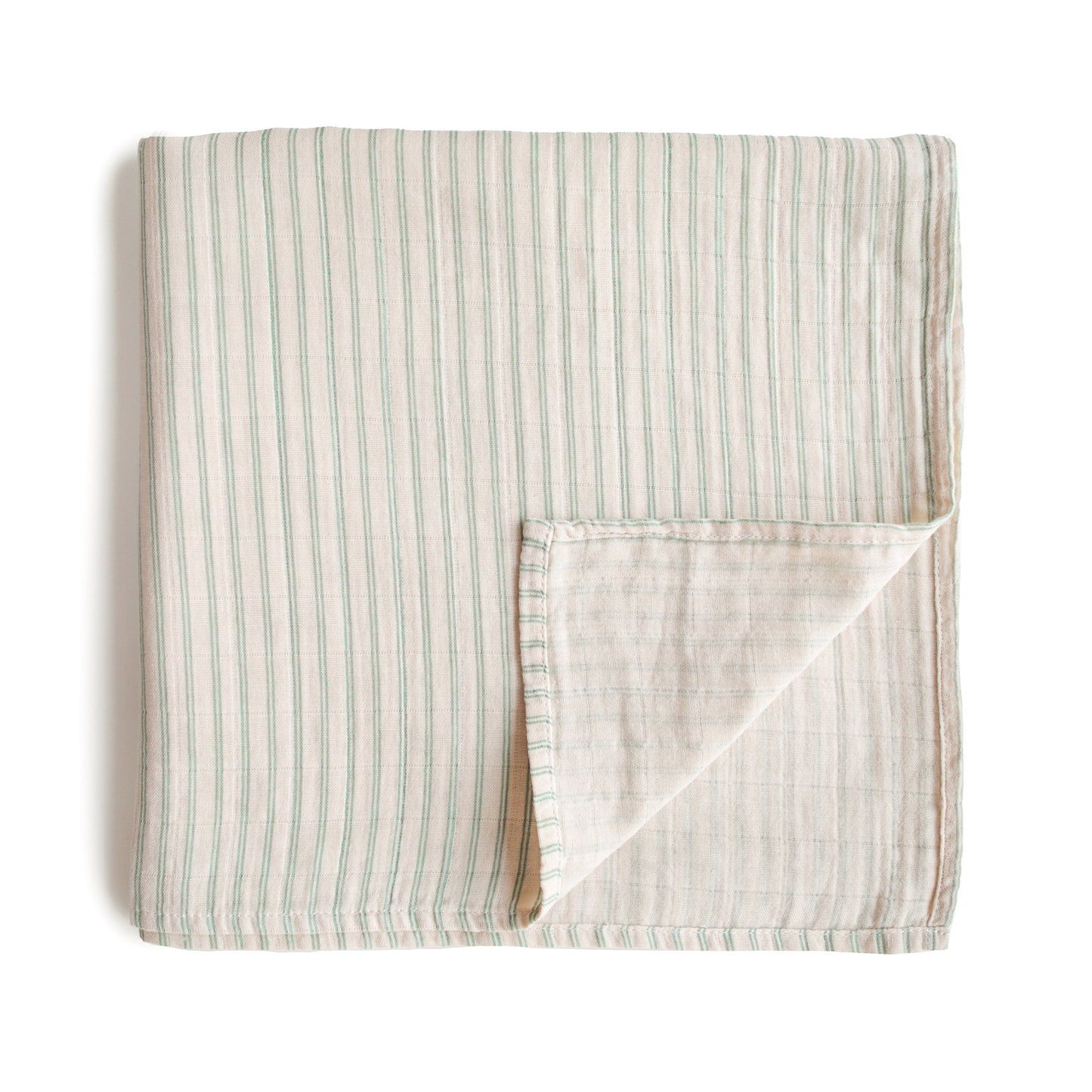 Organic Cotton Muslin Swaddle Blanket - Babies in Bloom