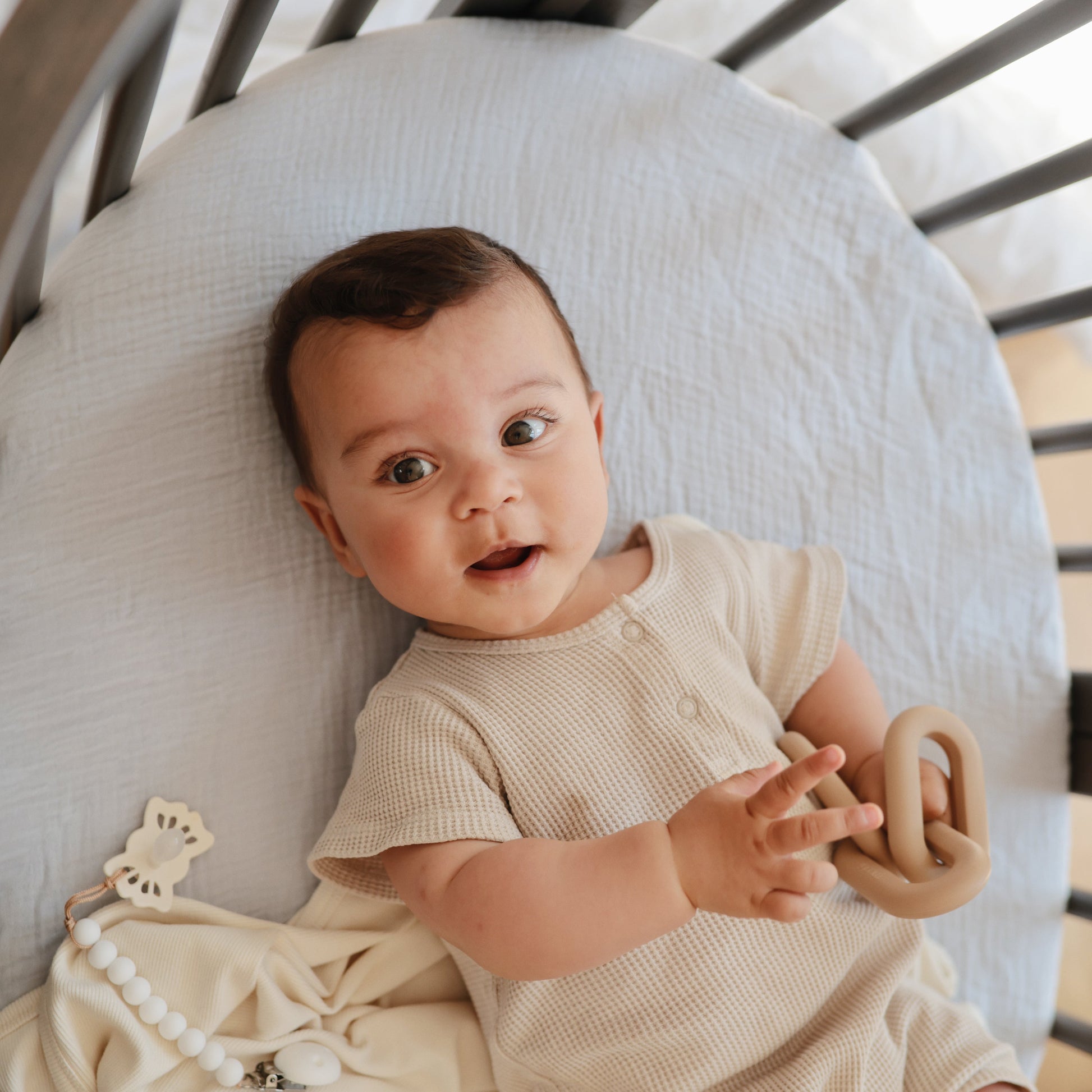 Extra Soft Bassinet Muslin Crib Sheet - Babies in Bloom