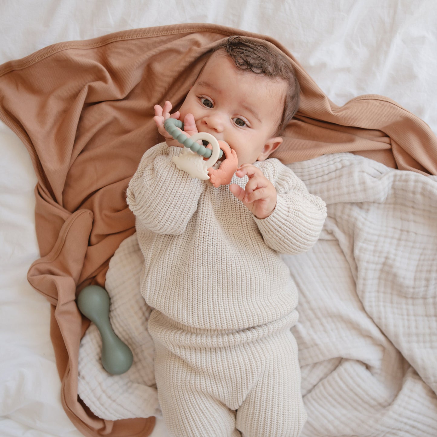 Ribbed Baby Blanket - Babies in Bloom