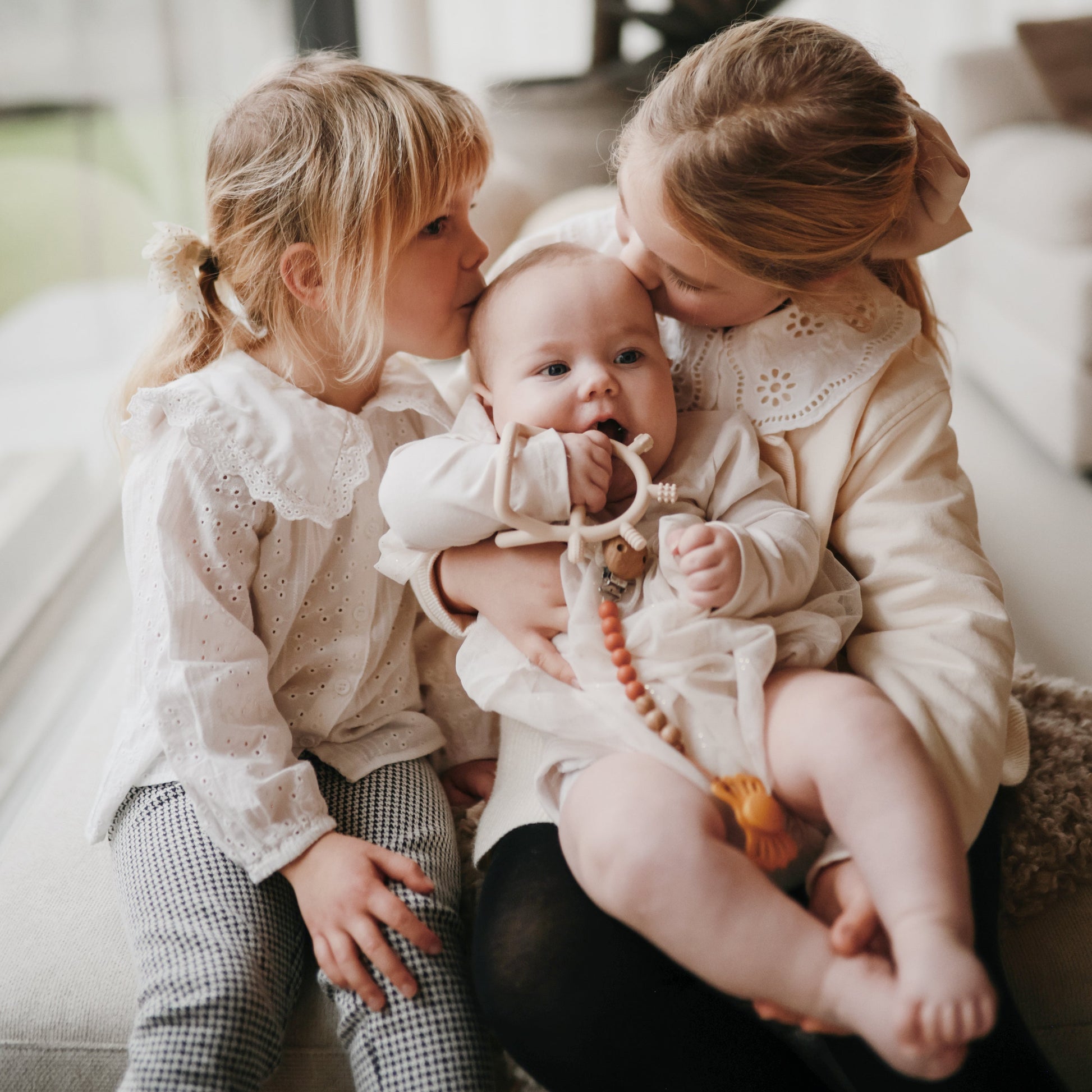 Silicone Pacifier Clip | Eva - Babies in Bloom
