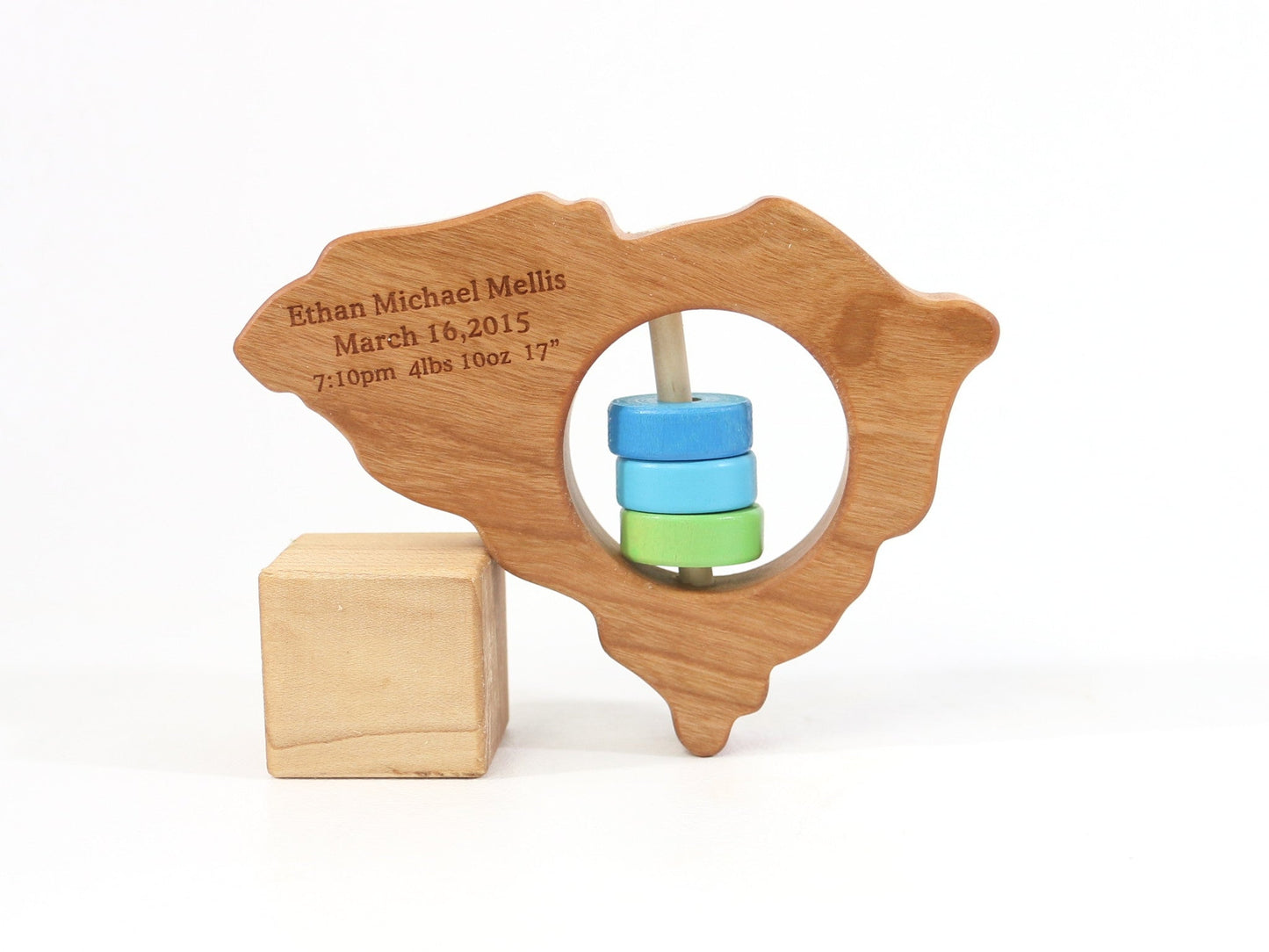 South Carolina State Wooden Baby Rattle™