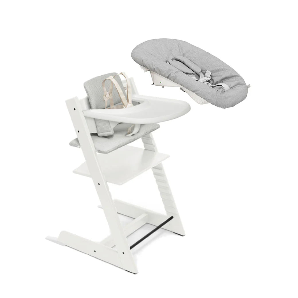 Stokke Tripp Trapp High Chair² with Cushion, Tray and Newborn Set