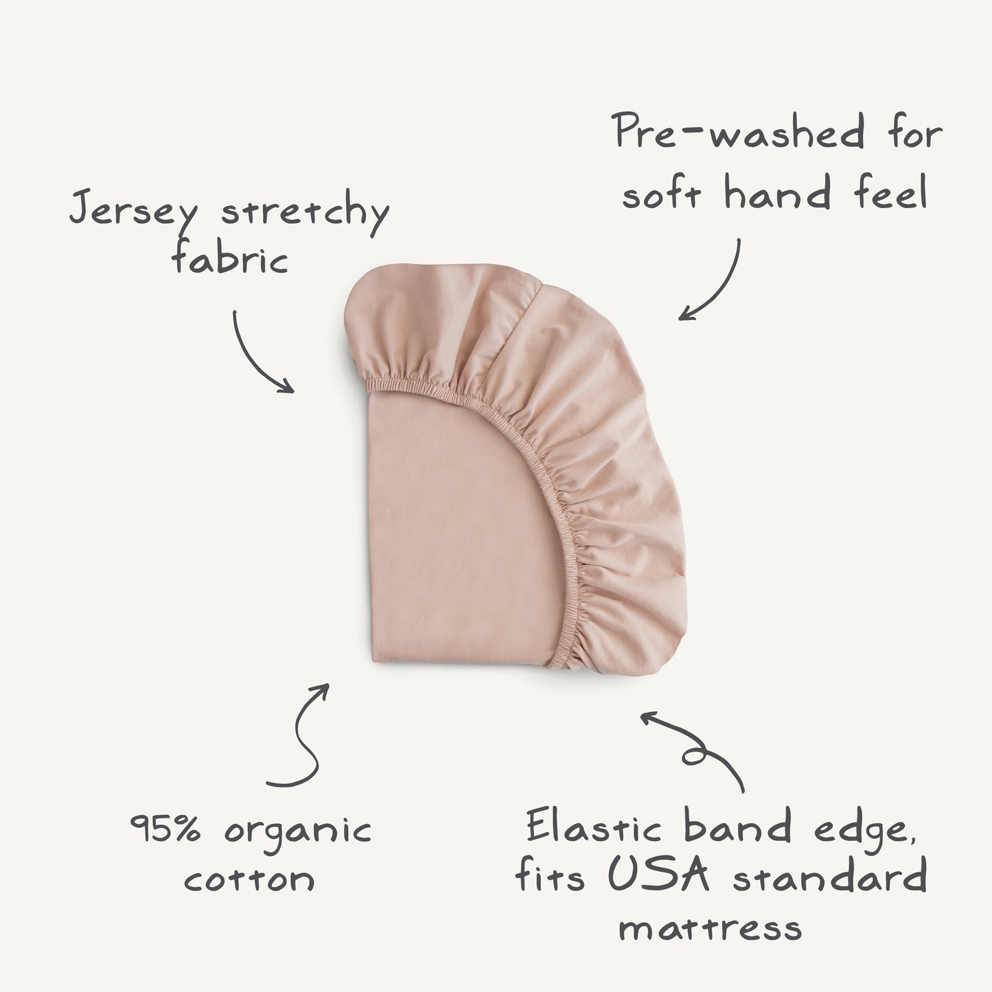 Stretchy Crib Sheet - Babies in Bloom